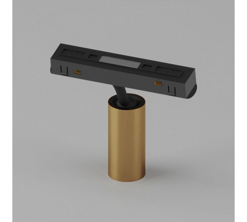Магнитный трековый светильник Elektrostandard Slim Magnetic Dim Cantors 5W 2700-6500K латунь 4690389195303 a063531 Магнитный трековый светильник Elektrostandard Slim Magnetic Dim Cantors 5W 2700-6500K латунь 4690389195303 a063531