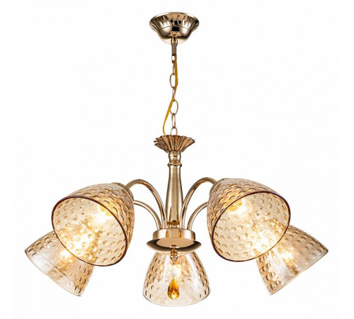 Подвесная люстра Escada Freesia 658/5PL Gold Подвесная люстра Escada Freesia 658/5PL Gold