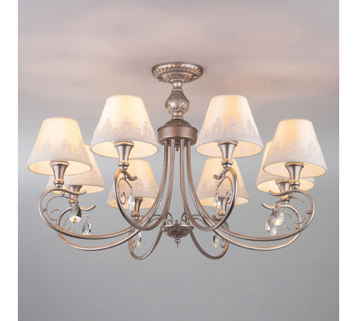 Потолочная люстра Eurosvet Incanto 60069/8 серебро Потолочная люстра Eurosvet Incanto 60069/8 серебро