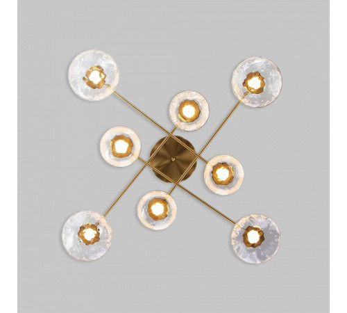 Потолочная люстра Eurosvet Ripple 50389 LED латунь a069026