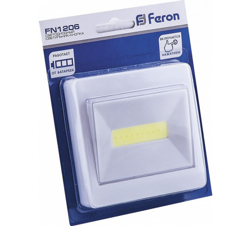 Светодиодный светильник-кнопка Feron FN1206 23377 Светодиодный светильник-кнопка Feron FN1206 23377