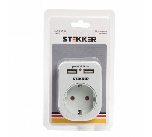 Переходник сетевой Stekker ADP16-24-20 39626 Переходник сетевой Stekker ADP16-24-20 39626