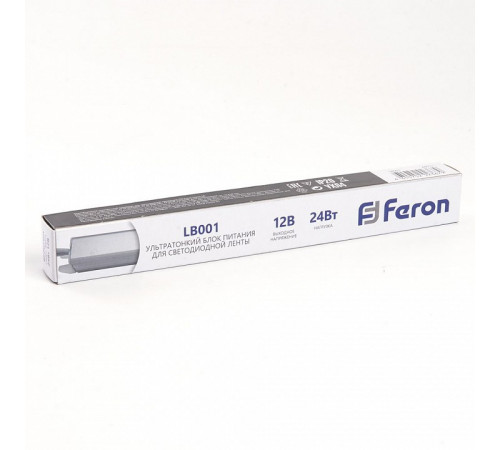 Трансформатор для светодиодной ленты Feron LB001 24Вт 12В IP20 48011