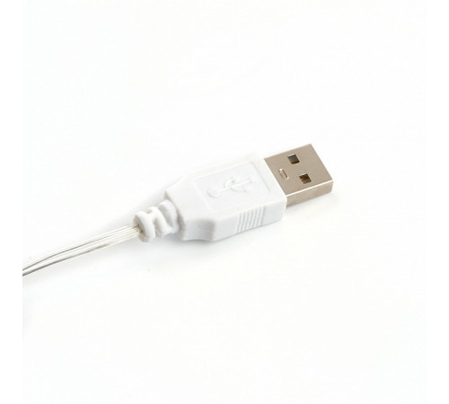 Светодиодная гирлянда Feron Роса USB дневной белый CL576 48187 Светодиодная гирлянда Feron Роса USB дневной белый CL576 48187