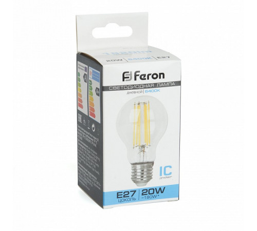 Лампа светодиодная Feron LB-620 Шар E27 20W 6400K 48285 Лампа светодиодная Feron LB-620 Шар E27 20W 6400K 48285
