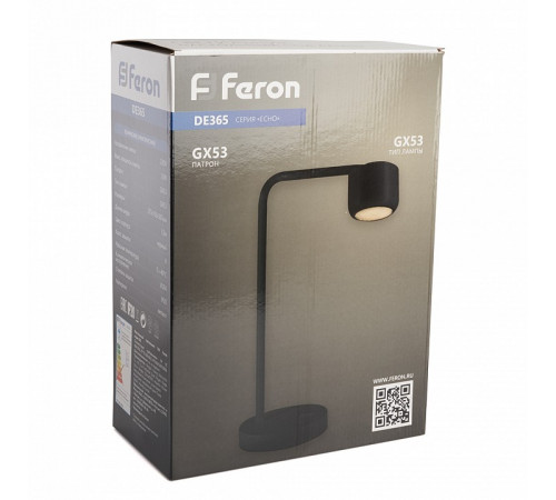 Настольная лампа Feron DE365 48404 Настольная лампа Feron DE365 48404
