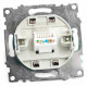 Розетка компьютерная 1-местная RJ-45 Stekker Катрин GLS00-7107-04 49023