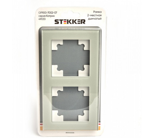 Рамка 2-местная Stekker Катрин GFR00-7002-07 49033 Рамка 2-местная Stekker Катрин GFR00-7002-07 49033