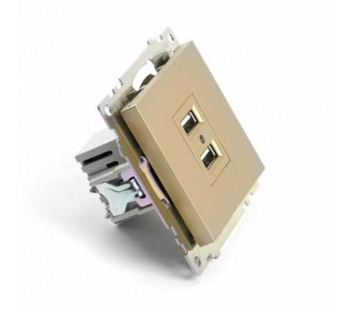 Розетка 2-местная USB Stekker Катрин GLS10-7115-08 49229 Розетка 2-местная USB Stekker Катрин GLS10-7115-08 49229
