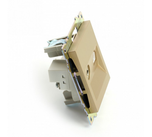 Розетка TV + компьютерная RJ-45 Stekker Катрин GLS00-7106-08 49230 Розетка TV + компьютерная RJ-45 Stekker Катрин GLS00-7106-08 49230