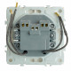 Выключатель двухклавишный c индикатором Stekker RSW10-5102-01 Эмили 49864