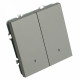 Выключатель 2-клавишный c индикатором Stekker Эмили RSW10-5102-10 49942