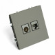 Розетка TV + компьютерная RJ-45 Stekker Эмили RST00-5106-10 49950