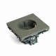 Розетка 1-местная с защитной шторкой Stekker RST16-5110-10 Эмили 49958