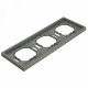 Рамка трехместная Stekker Эмили PFR00-5003-10 49964