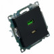 Розетка 2-местная USB + type C Stekker Катрин GLS10-7116-05 50055