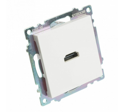 Розетка HDMI 2.1 Type A Stekker Катрин GLS00-7118-01 50058 Розетка HDMI 2.1 Type A Stekker Катрин GLS00-7118-01 50058
