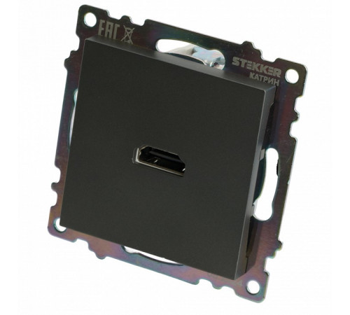 Розетка HDMI 2.1 Type A Stekker Катрин GLS00-7118-06 50059 Розетка HDMI 2.1 Type A Stekker Катрин GLS00-7118-06 50059