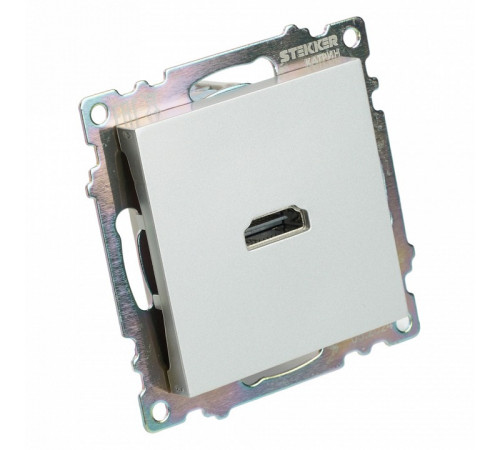 Розетка HDMI 2.1 Type A Stekker Катрин GLS00-7118-03 50061 Розетка HDMI 2.1 Type A Stekker Катрин GLS00-7118-03 50061