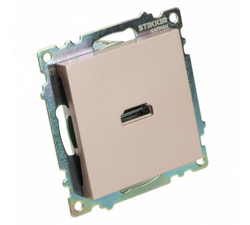 Розетка HDMI 2.1 Type A Stekker Катрин GLS00-7118-02 50063 Розетка HDMI 2.1 Type A Stekker Катрин GLS00-7118-02 50063