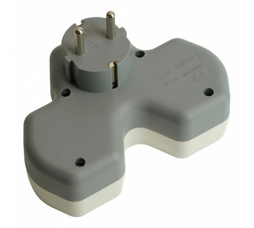 Разветвитель сетевой 2-местный с/з и USB+Type C Stekker ADP16-15-20 50071
