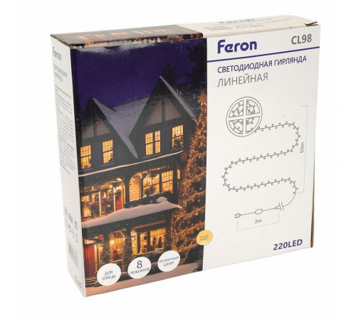 Гирлянда Feron CL98 51436 Гирлянда Feron CL98 51436