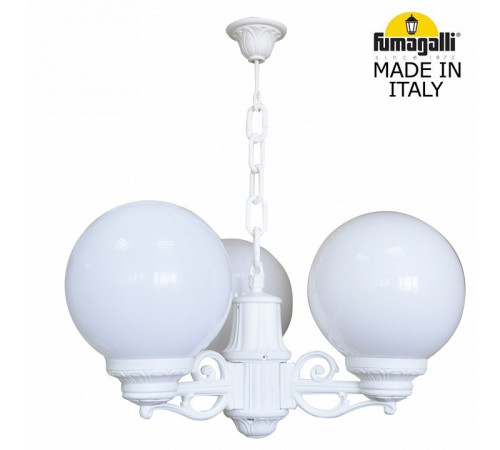 Уличный подвесной светильник Fumagalli Globe 250 G25.120.S30.WYF1R Уличный подвесной светильник Fumagalli Globe 250 G25.120.S30.WYF1R