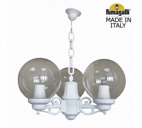 Уличный подвесной светильник Fumagalli Globe 250 G25.120.S30.WZF1R Уличный подвесной светильник Fumagalli Globe 250 G25.120.S30.WZF1R