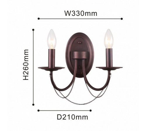 Бра F-Promo Plini 2590-1W Бра F-Promo Plini 2590-1W
