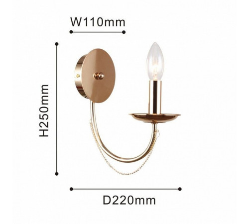 Бра F-Promo Plini 2591-1W Бра F-Promo Plini 2591-1W