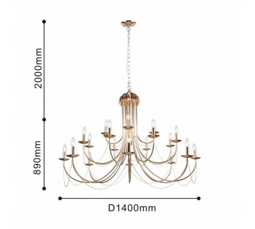 Подвесная люстра F-Promo Plini 2591-20P Подвесная люстра F-Promo Plini 2591-20P