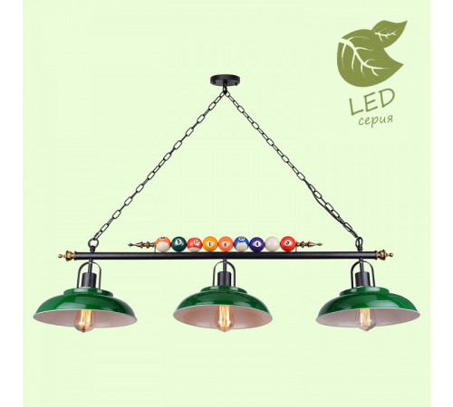 Подвесная люстра Lussole Loft Badger GRLSP-9542 Подвесная люстра Lussole Loft Badger GRLSP-9542