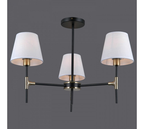 Люстра на штанге Illumico IL0185-3CSQ-24 BK AB CASTOR