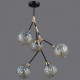 Люстра на штанге Illumico IL0263-5PSQ-79 BK AB