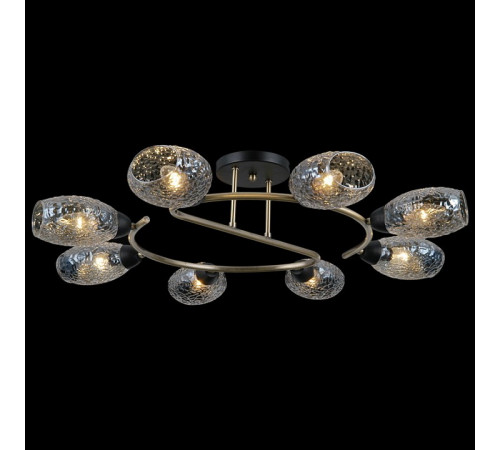 Люстра на штанге Illumico IL0300-8CSQ-79 BK AB