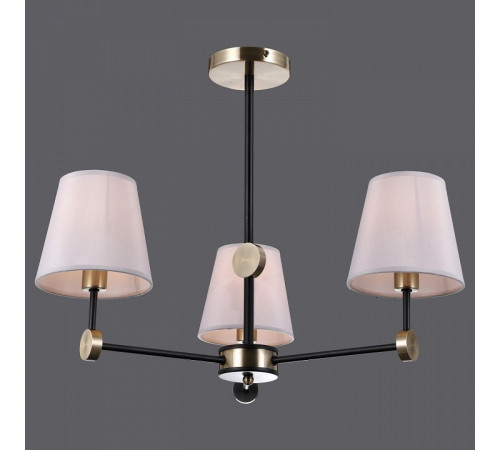 Люстра на штанге Illumico IL0394-3CSQ-24 BK AB CASTOR
