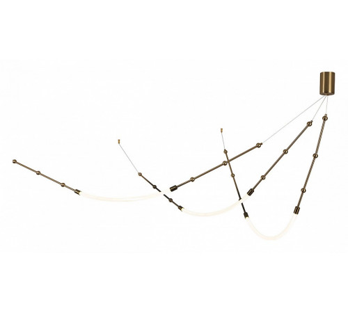 Подвесная люстра Indigo Corda 14010/3P Brass V000064L Подвесная люстра Indigo Corda 14010/3P Brass V000064L