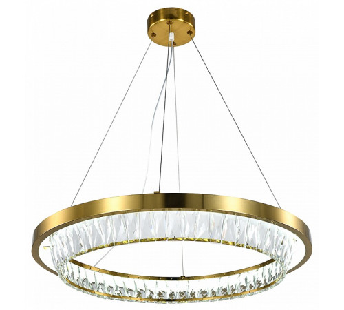 Подвесная люстра Indigo Riva 12045/1P Brass V000102L