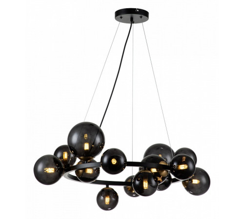 Подвесная люстра Indigo Molecola 11018/14P Black V000194