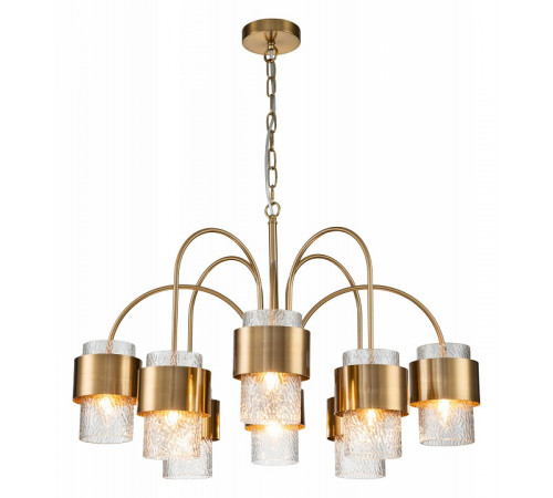 Подвесная люстра Indigo Eleganza 12019/A/8P Brass V000323 Подвесная люстра Indigo Eleganza 12019/A/8P Brass V000323