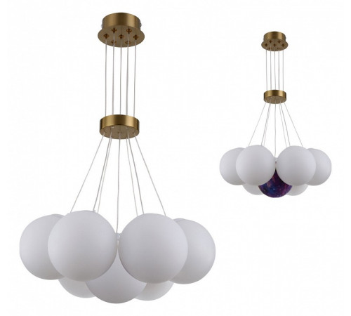 Подвесная люстра Kink Light Алди 08475-7,20 Подвесная люстра Kink Light Алди 08475-7,20