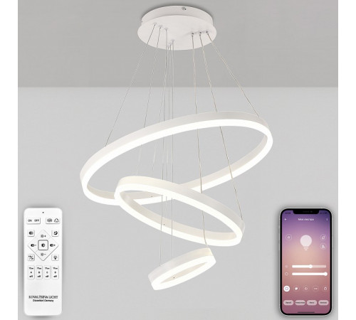 Подвесная люстра Natali Kovaltseva Oreol LED LAMPS 81277