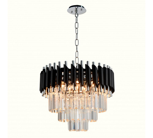 Подвесная люстра Natali Kovaltseva DARIAN 76017/5C CHROME BLACK Подвесная люстра Natali Kovaltseva DARIAN 76017/5C CHROME BLACK