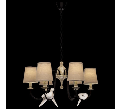 Подвесная люстра LOFT IT Birds Loft1029A-6 Подвесная люстра LOFT IT Birds Loft1029A-6
