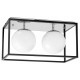 Потолочный светильник Lumina Deco Maldini LDC 8060-2 CHR+BK