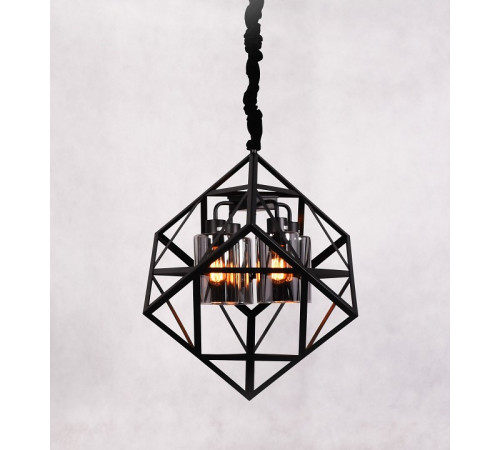 Подвесная люстра Lumina Deco Brutte LDP 11339-4 BK