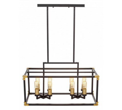 Подвесная люстра Lumina Deco Waldorf LDP 1140-8 BK+MD