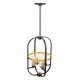 Подвесная люстра Lumina Deco Monterey LDP 1141-4 BK+MD