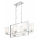 Подвесная люстра Lumina Deco Lino LDP 1239-8 CHR