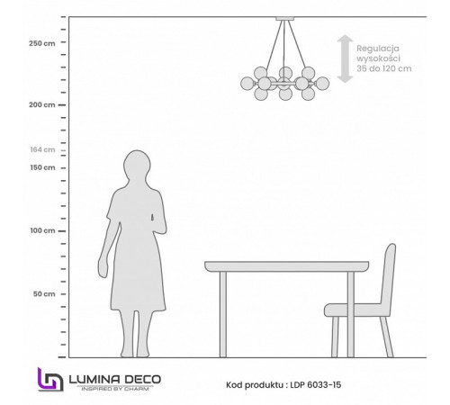 Подвесная люстра Lumina Deco Marsiada LDP 6033-25 FGD Подвесная люстра Lumina Deco Marsiada LDP 6033-25 FGD